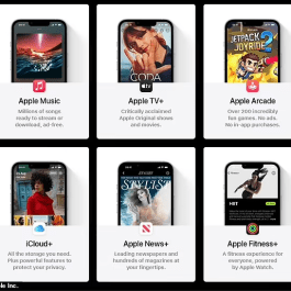 Apple Music / iCloud / Arcade / TV
